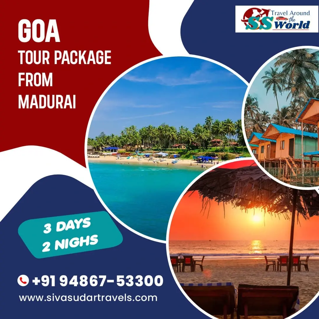 Nights Days Goa Tour Package From Madurai